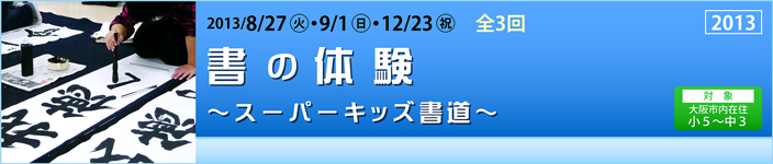 書の体験