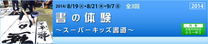 書の体験