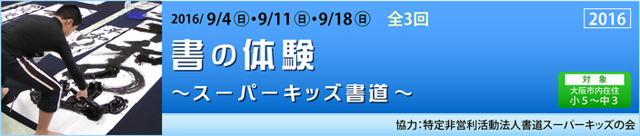 書の体験