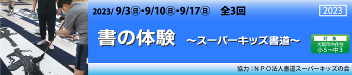 書の体験