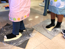 うどん打ち体験と木津卸売市場販売体験4