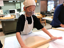 うどん打ち体験と木津卸売市場販売体験10