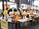 うどん打ち体験と木津卸売市場販売体験16