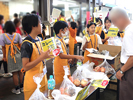 うどん打ち体験と木津卸売市場販売体験17