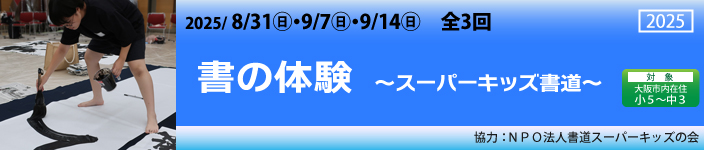 書の体験